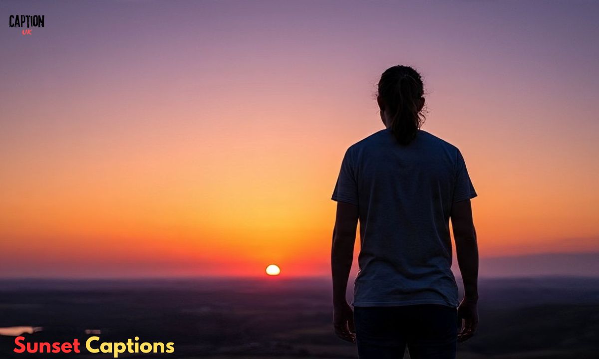 _330+ Sunset Captions That Capture the Golden Hour Glow
